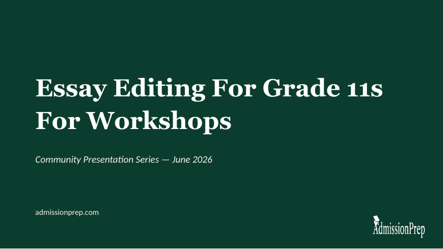 Essay Editing June 9th