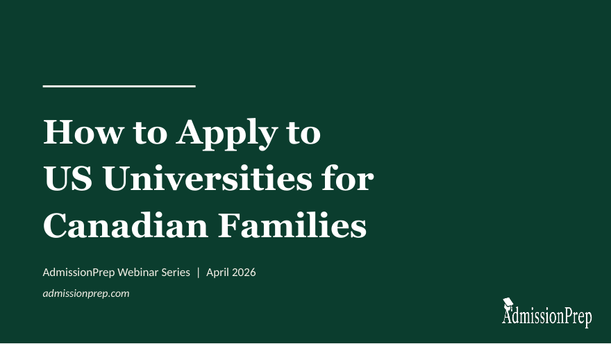 US Universities for Canadian Families